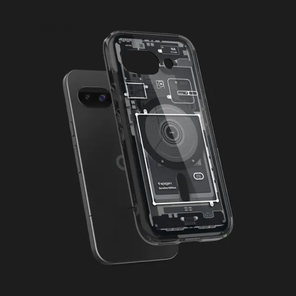 Чохол Spigen Ultra Hybrid MagSafe для Google Pixel 9а (Zero One Black)
