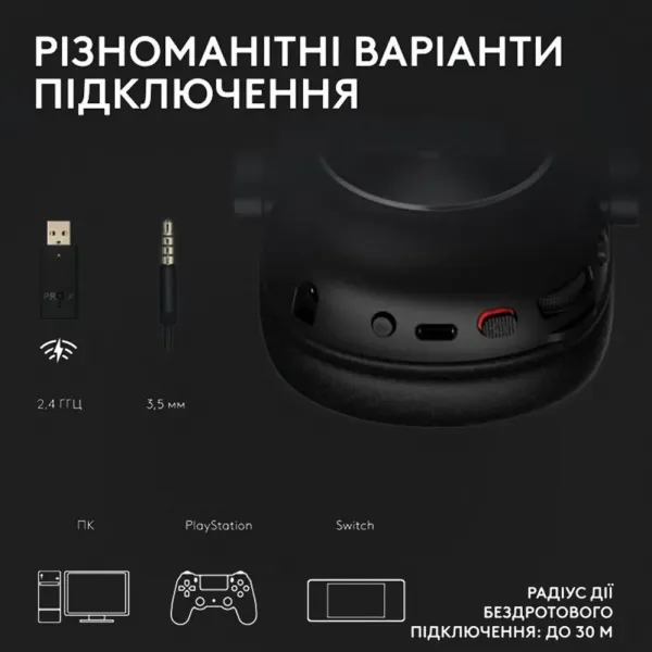 Ігрові навушники Logitech G Pro X2 Wireless LightSpeed (Magenta) (EU)