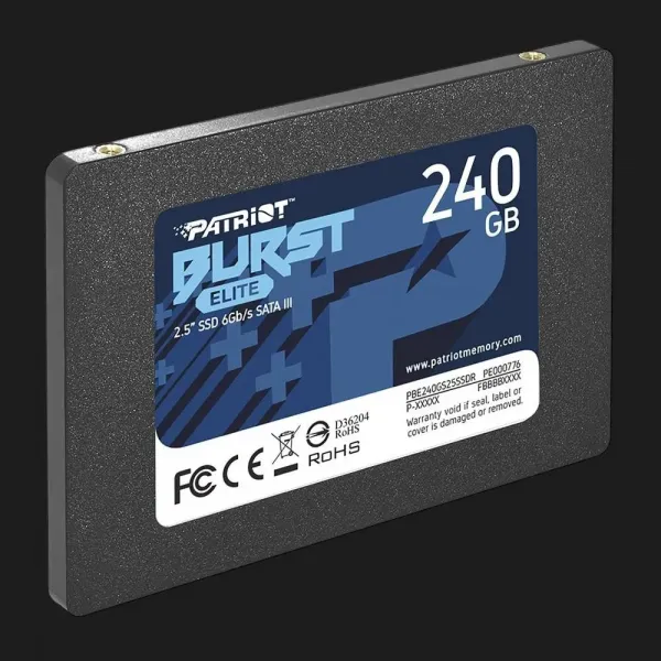Накопичувач SSD Patriot Burst Elite 240GB SATA (PBE240GS25SSDR)