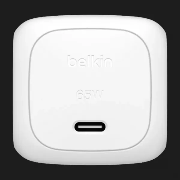 Блок живлення Belkin Home Charger 65W USB-С GAN PD PPS (White)