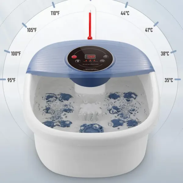Масажер для ніг з підігрівом NAIPO BLUE (MASSAGER FOOT SPA)