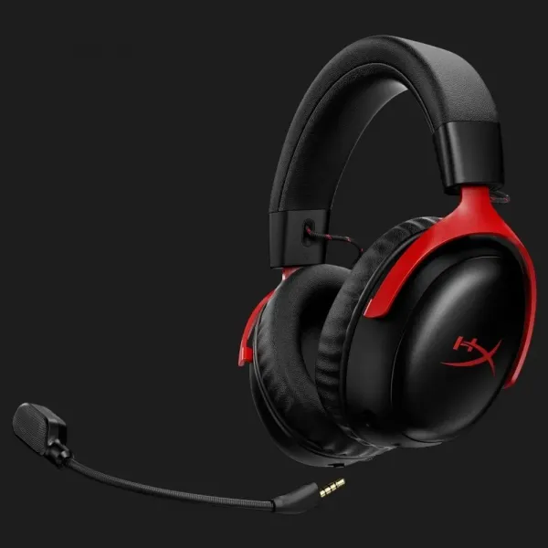 Ігрова гарнітура HyperX Cloud III S Wireless (Black/Red) (UA)