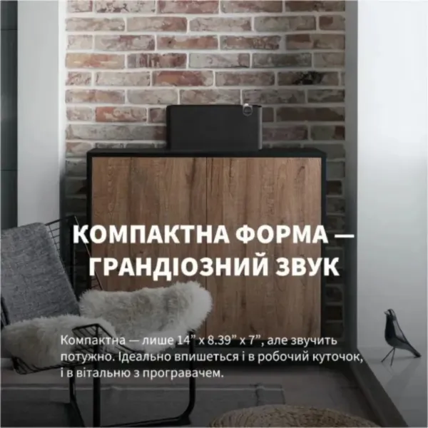 Портативна акустика Klipsch The Three Plus (Walnut) (1071968)