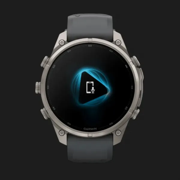 Garmin Fenix 9 Pro 47mm AMOLED Sapphire Titanium with Graphite/Black Silicone Band