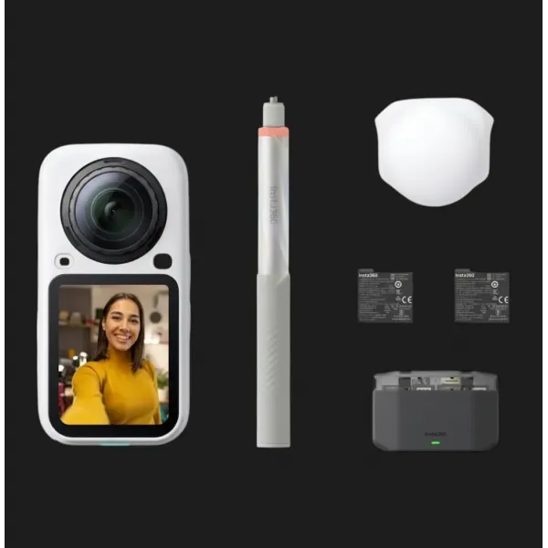 Екшн-камера Insta360 X6 Essentials Bundle (Arctic White)