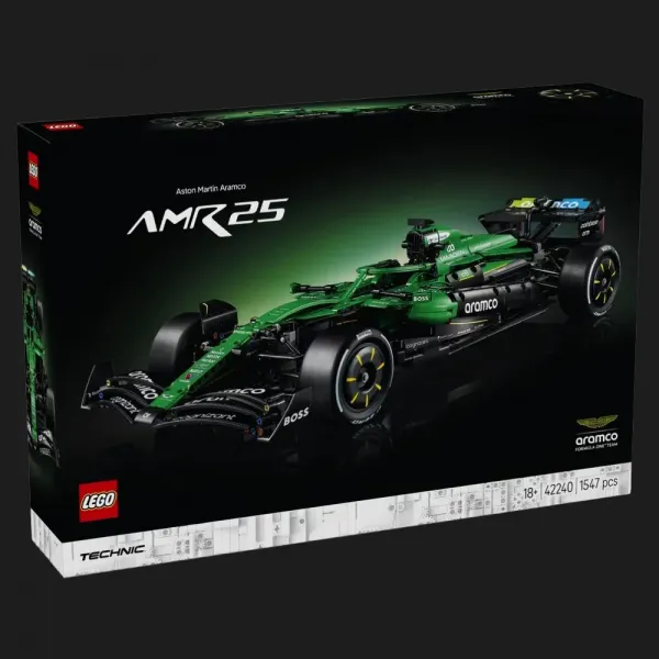 Конструктор LEGO Technic Автомобіль Формула-1 Aston Martin Aramco AMR25 (42240)