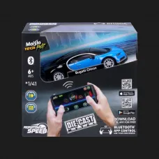 Автомобіль на дистанційному керуванні Maisto Tech — Bugatti Chiron, 1:41 (82651 (23012)) (Blue/Black)