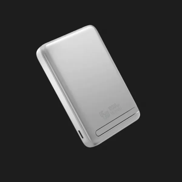 Зарядний пристрій Power Bank WiWU Mega Pro Qi2 10000mAh, 45W, Wi-P090 (Silver)