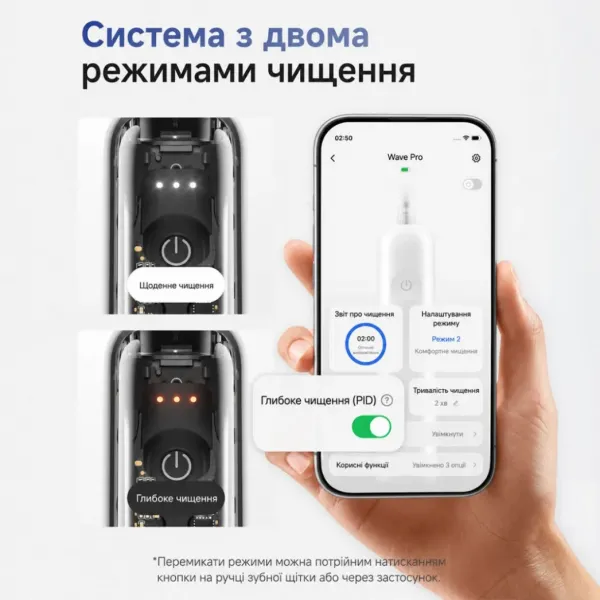 Зубна електрощітка Laifen Wave PRO (Black)