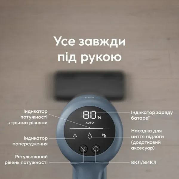 Акумуляторний пилосос Electrolux (EP72H21WET) (Blue)
