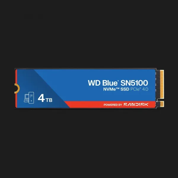 Накопичувач SSD WD Blue SN5100 4 TB (WDS400T5B0E-00CPE0)