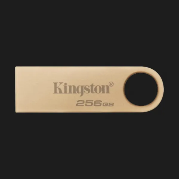 Флеш-накопичувач Kingston USB 3.2 SE9 G3 256GB (Metal/Gold)