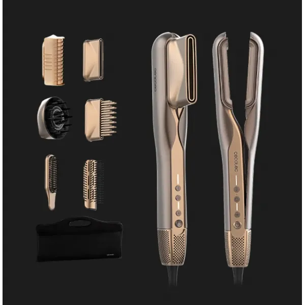 Випрямляч для волосся Cecotec AirLisse 6in1 iTwerk (Champagne)