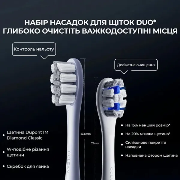 Зубна електрощітка Oclean X Plus Pro Digital (Silver)