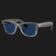 Смарт-окуляри Ray-Ban Meta Wayfarer (Gen 2) (Shiny Transparent Gray/Clear Sapphire Transitions) (RW4012 6840MF 53-22) (L)