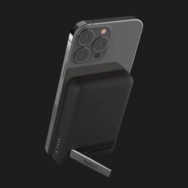 Безпровідний повербанк Power Bank Belkin MagSafe Wireless with Stand (5000mAh) (Black)