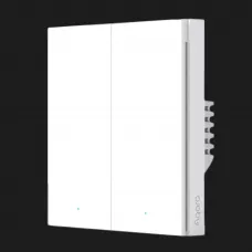 Розумний вимикач Aqara Smart Wall Switch H1 (no neutral, double rocker)