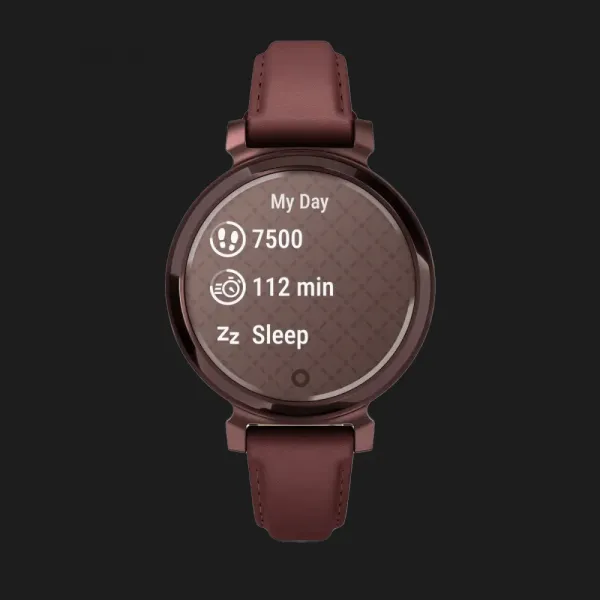 Garmin Lily 2 Classic Dark Bronze with Mulberry Leather Band