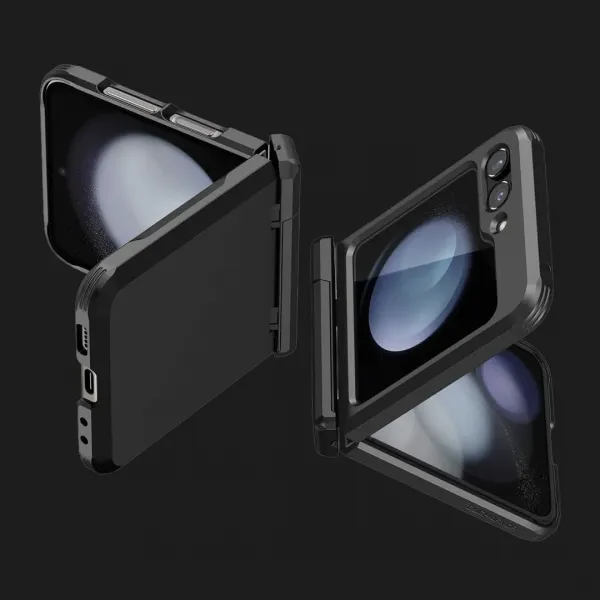 Чохол Spigen Tough Armor для Samsung Galaxy Flip 5 (Black)
