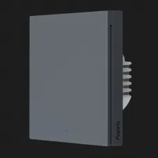 Розумний вимикач Aqara H1 (З нейтраллю, одна клавіша), (Grey)