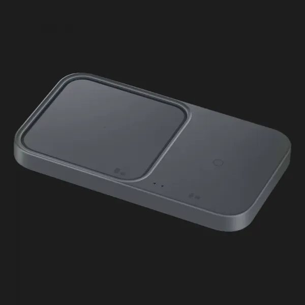 Безпровідна зарядка Samsung 15W Wireless Charger Duo (Dark Gray)