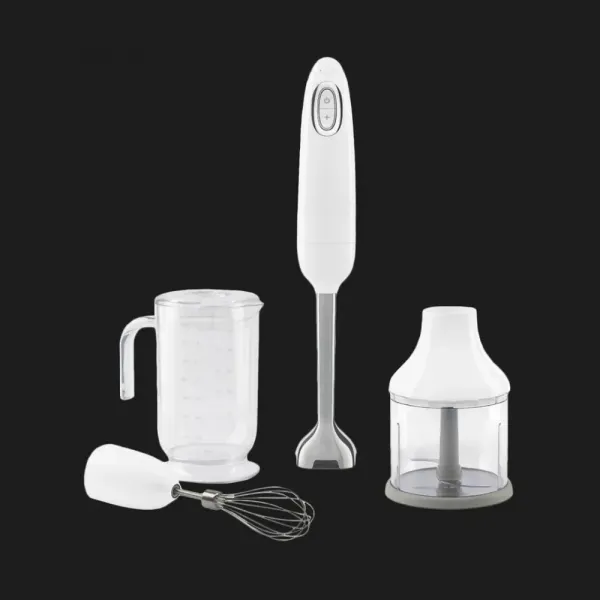 Блендер занурювальний SMEG з аксесуарами (HBF03WHEU) (White)