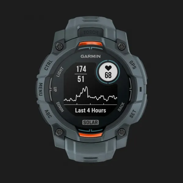 Garmin Instinct 3 45mm Solar Twilight with Twilight Band