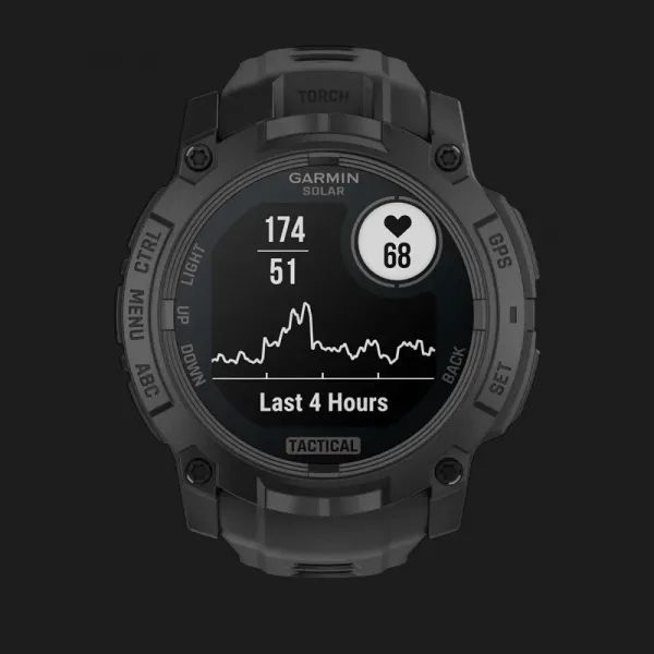 Garmin Instinct 3 50mm Solar Tactical Edition Black with Black Band