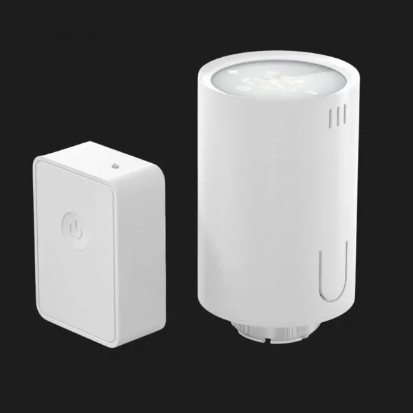 Термоголовка з хабом для радіатора Meross Smart Thermostat Valve Starter Kit (White)