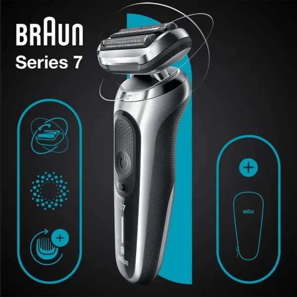 Електрична бритва BRAUN Series 7 (Silver/Black)