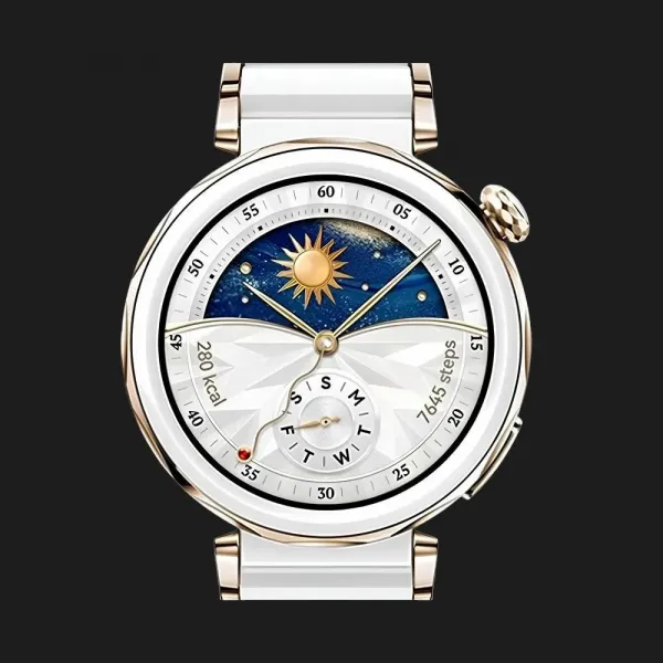 Смарт-годинник HUAWEI Watch GT 5 Pro 42mm (Ceramic White)