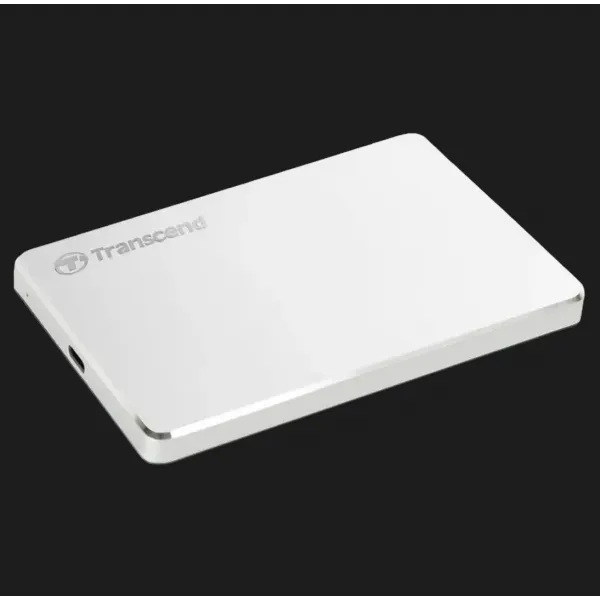 Портативний жорсткий диск Transcend 1TB USB 3.1 Type-C StoreJet 25C3S (Silver)