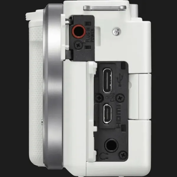 Цифровий фотоапарат Sony ZV-E10 Body (White) (ILCZVE10W.CEC) (Standard)
