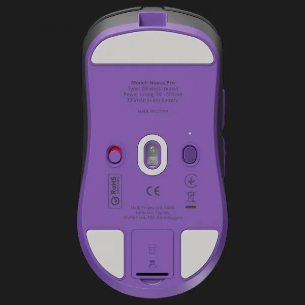 Ігрова миша Dark Project Novus Pro (Black/Violet) (UA)