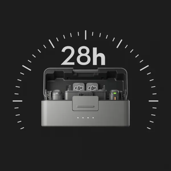 Мікрофонна радіосистема DJI Mic 3 (2 TX + 1 RX + Charging Case) (CP.RN.00000480.01)