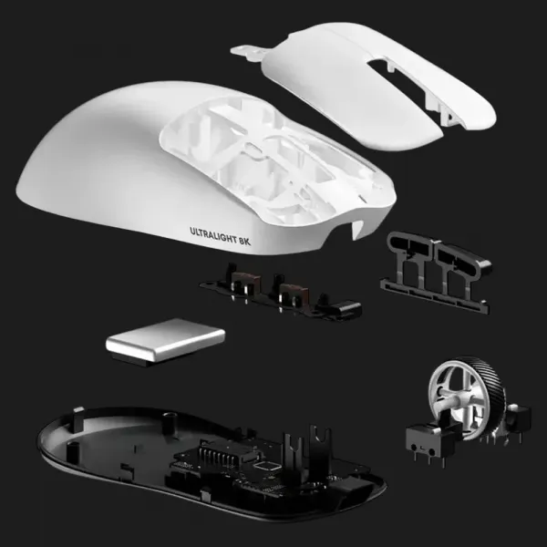 Ігрова миша GamePro Asgard Odin Wireless/USB-C 8K PAW3950 (GM035W) (White) (UA)