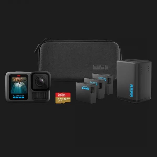 Екшн-камера GoPro Hero 13 Black Extended Power Bundle (CHDRB-134-RW) (Standard)