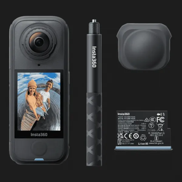 Екшн-камера Insta360 X4 Air Graphite Black Starter Bundle